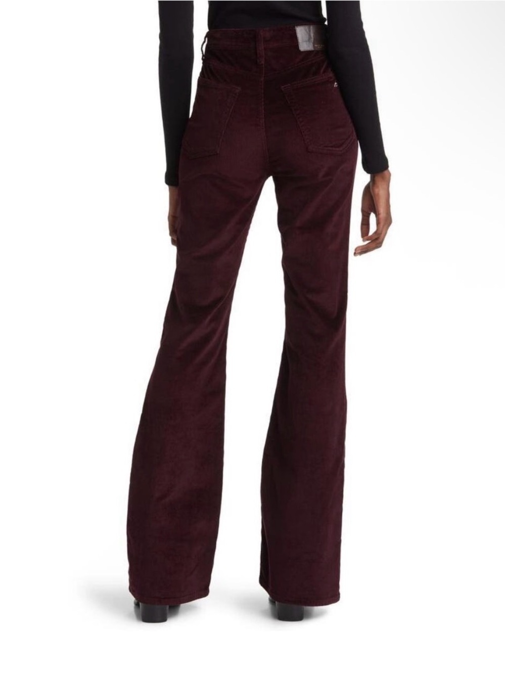 rag & bone Women's Casey High Waist Corduroy Flare Pants Size 32